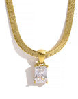 Cubic Zirconia Snake Chain