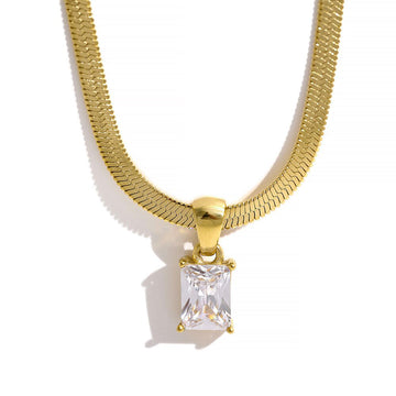 Cubic Zirconia Snake Chain