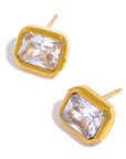 Cubic Zirconia Stud Earrings