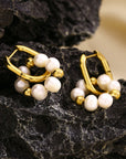 Earrings With Pearl Pendant