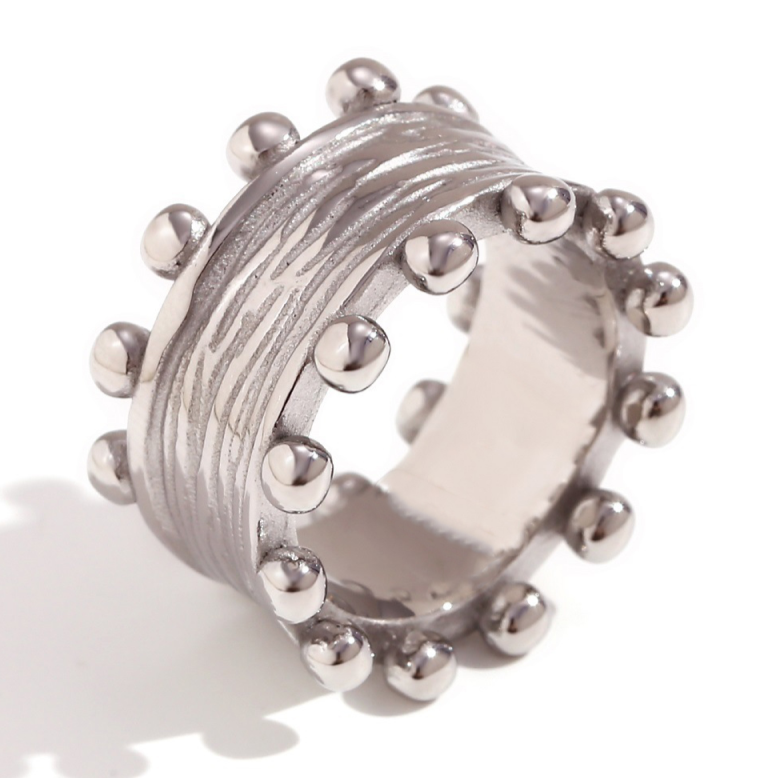 Textured Band Ring